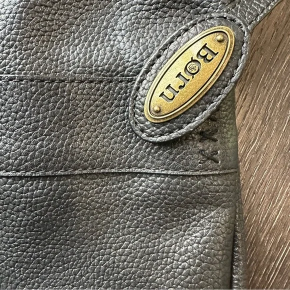 Born leather cross body purse bag black leopard print strap - Picture 2 of 5